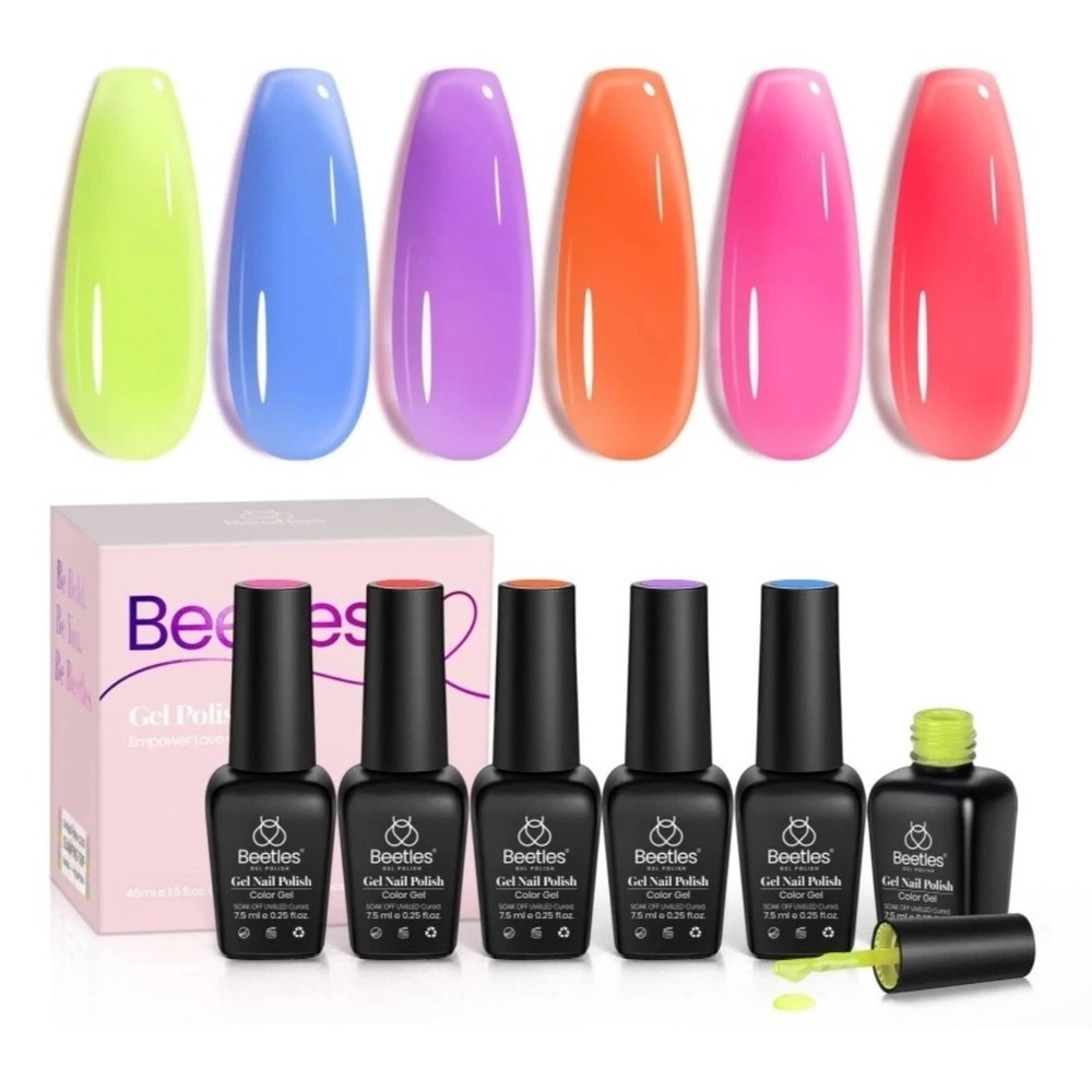 Beetles Gel Polish Set Jiggly Jello 6 Colors | MSRP = $29